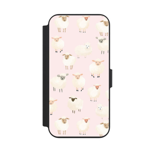 Apple iPhone 13 NIVOflip Sheep Pattern Light Pink with AI