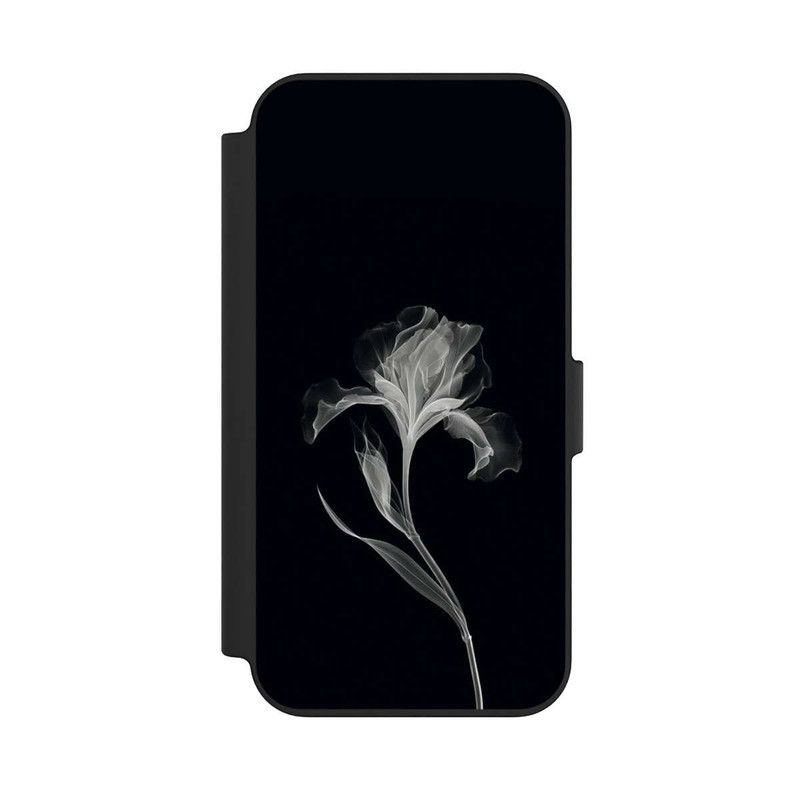 iPhone 13 NIVOflip Negativ Flower Grey on Black with AI
