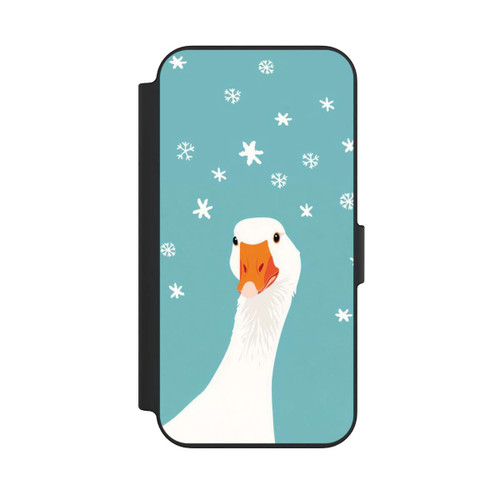 Apple iPhone 13 NIVOflip Funny Goose Stars Blue with AI