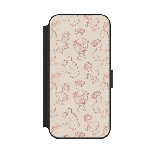 Apple iPhone 13 NIVOflip Griechische Büsten Art-Déco Braun