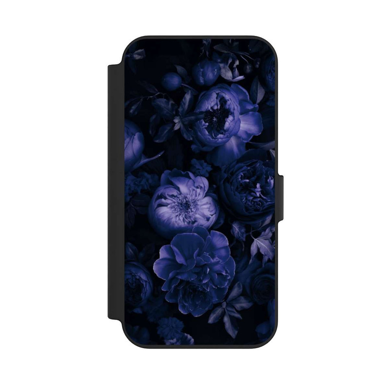 iPhone 13 NIVOflip Victorian Grandeur Large Flowers Purple Mit KI