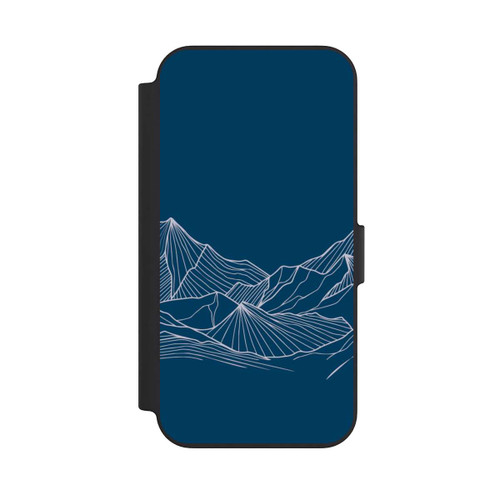 Apple iPhone 13 NIVOflip Blue Mountain Contour Lines