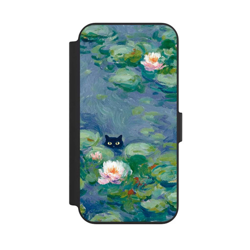 Apple iPhone 13 NIVOflip Cat in the Pond Monet Painting