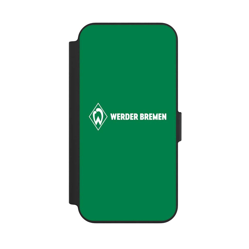 iPhone 13 NIVOflip Werder Bremen Schriftzug Raute Grün