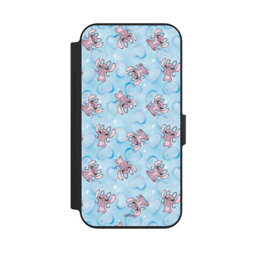Apple iPhone 13 NIVOflip Lilo &amp; Stitch Angel Pattern Blue Hearts