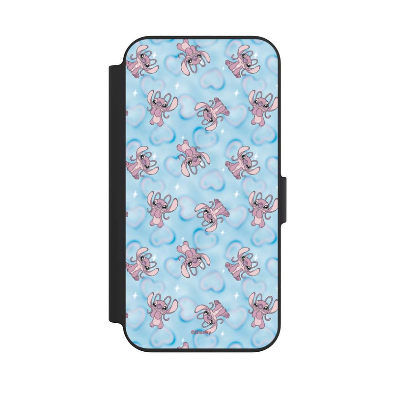 iPhone 13 NIVOflip Lilo & Stitch Angel Pattern Blue Hearts