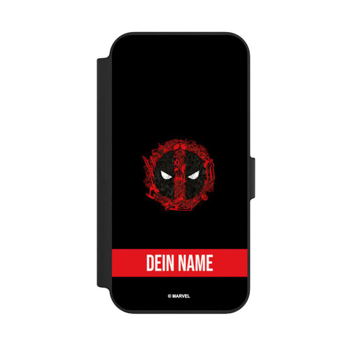Apple iPhone 13 NIVOflip Deadpool Logo Personalisierbar