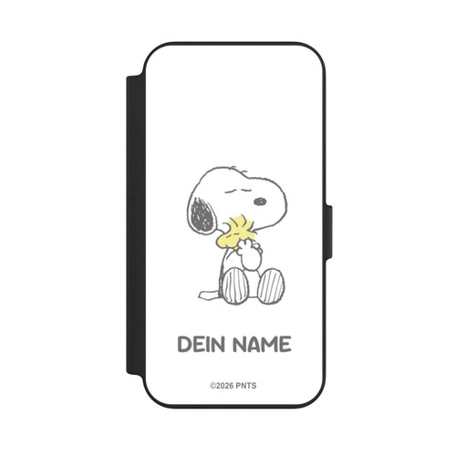 Apple iPhone 13 NIVOflip Snoopy And Woodstock Cuddling Personnalisable
