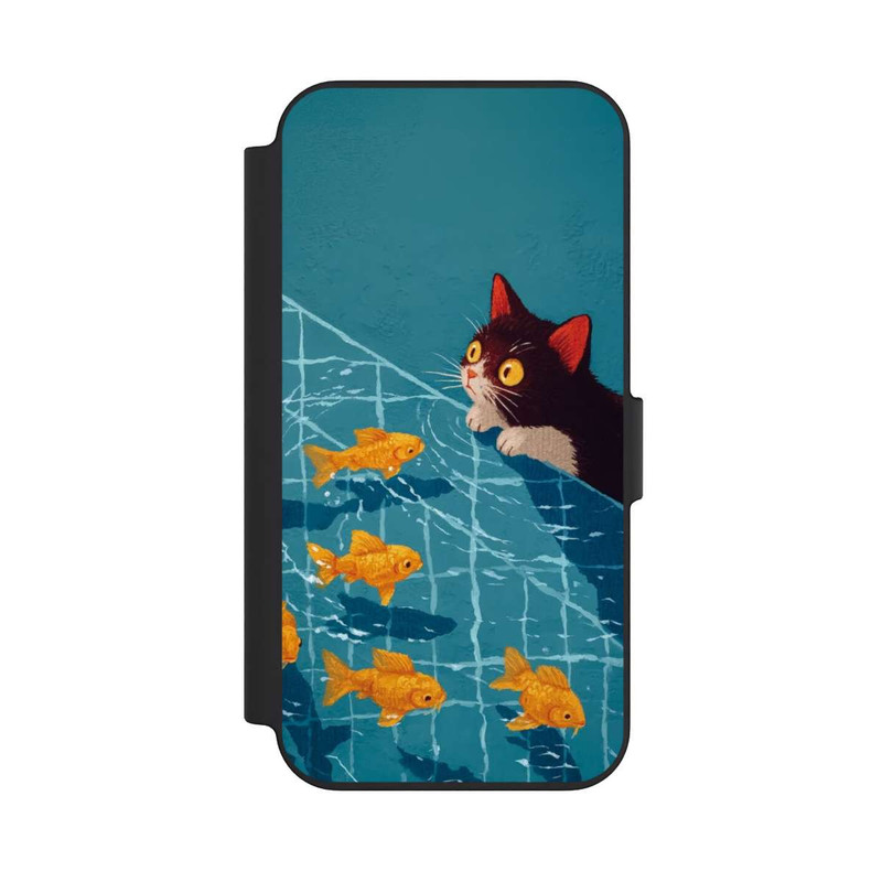 iPhone 13 NIVOflip Die Katze im Pool mit KI