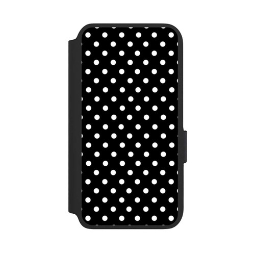 Samsung Galaxy S22 NIVOflip Polka Dots Schwarz und Weiß