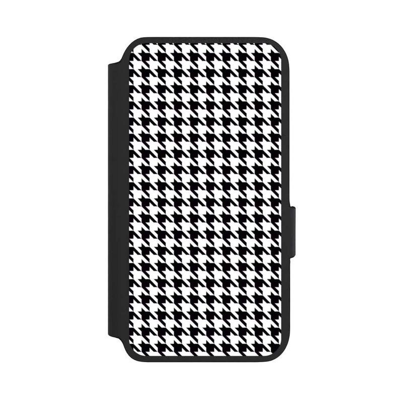 Galaxy S22 NIVOflip Pied de Poule Noir Blanc