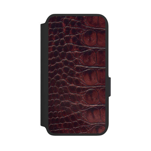 Samsung Galaxy S22 NIVOflip Cuir de Crocodile