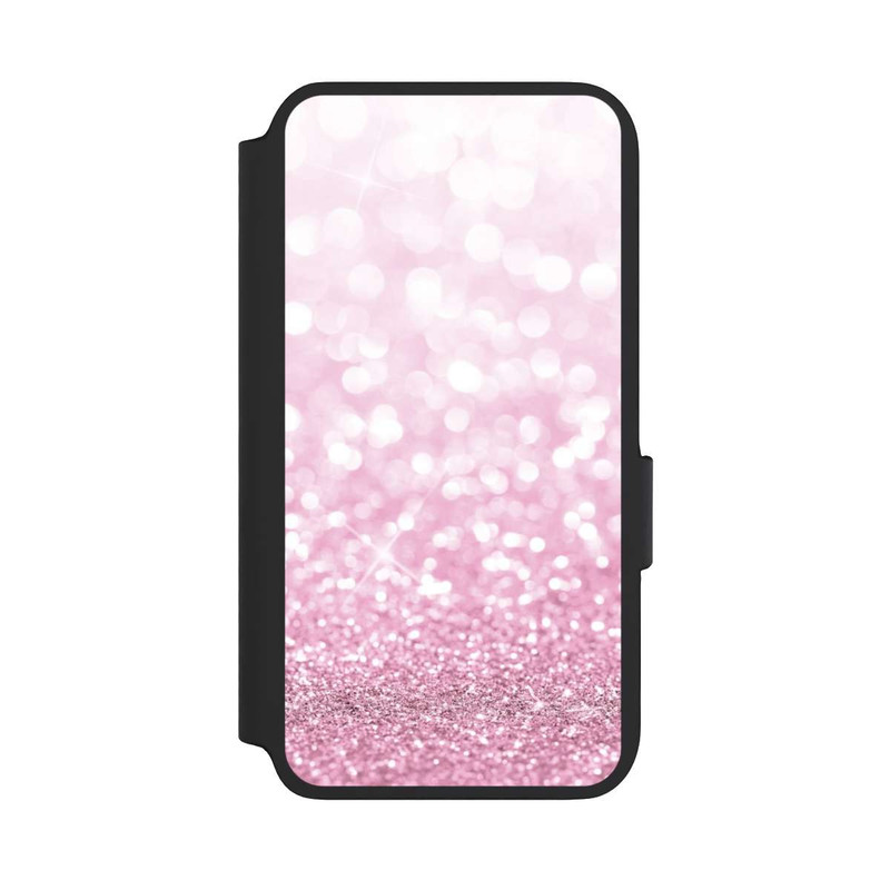 Galaxy S22 NIVOflip Pluie de paillettes roses look