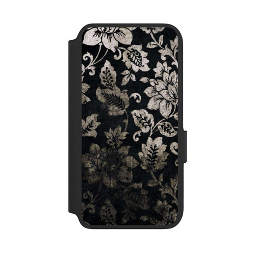 Samsung Galaxy S22 NIVOflip Silber Schwarz Vintage