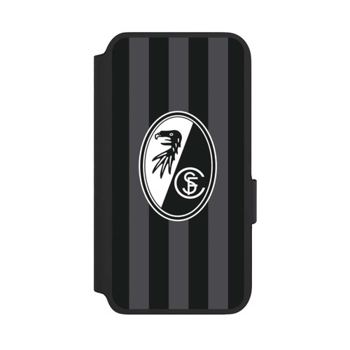 Samsung Galaxy S22 NIVOflip SC Freiburg - Grau Gestreift