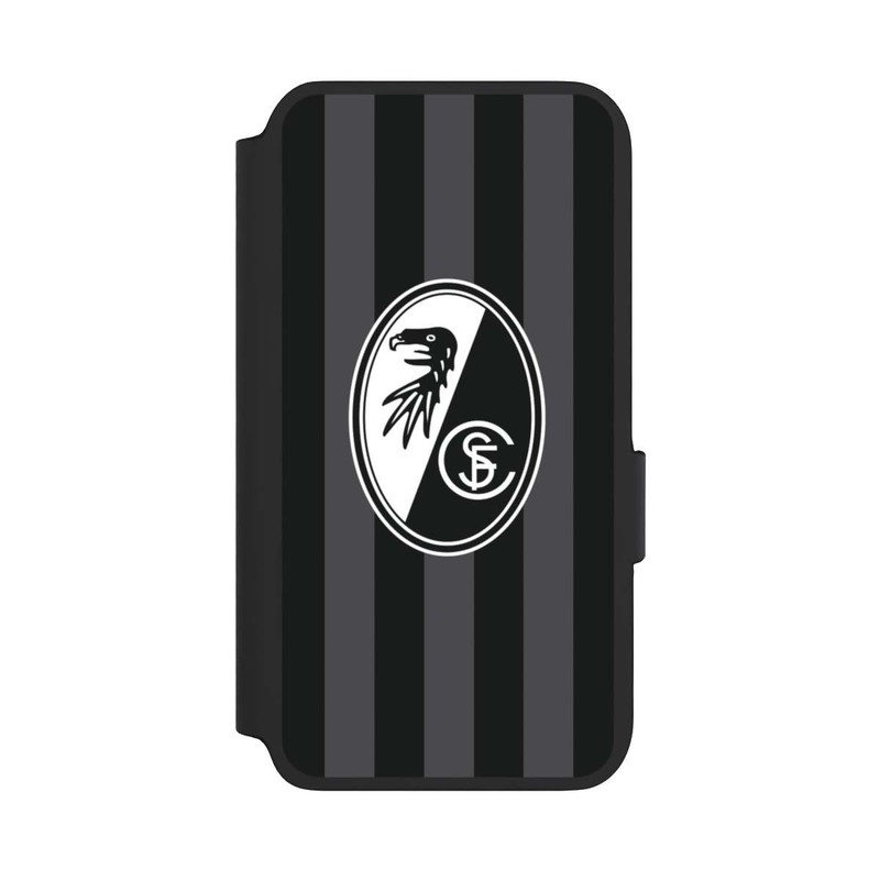 Galaxy S22 NIVOflip SC Freiburg - Grau Gestreift