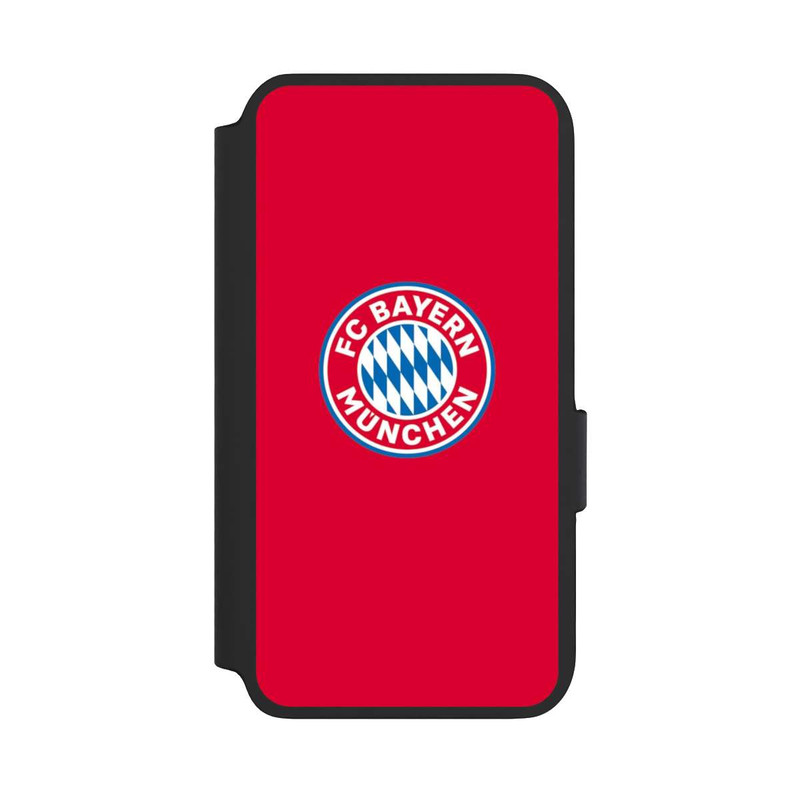Galaxy S22 NIVOflip FCB Logo sur fond rouge