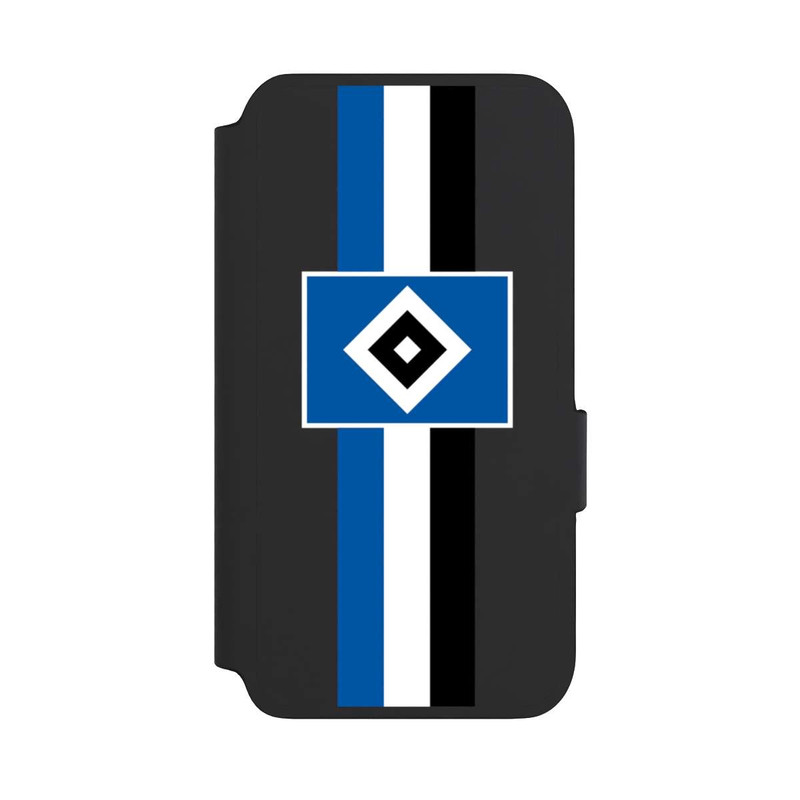 Galaxy S22 NIVOflip HSV Streifen - Blau-Weiß-Schwarz - ohne Hintergrund