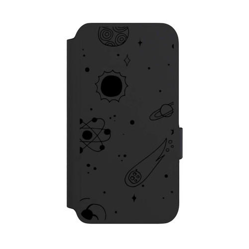 Samsung Galaxy S22 NIVOflip Galaxy Schwarz ohne Hintergrund