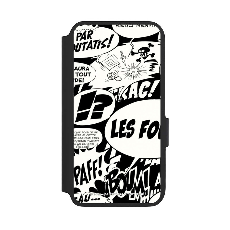 Galaxy S22 NIVOflip Sprechblasen Asterix Schwarz