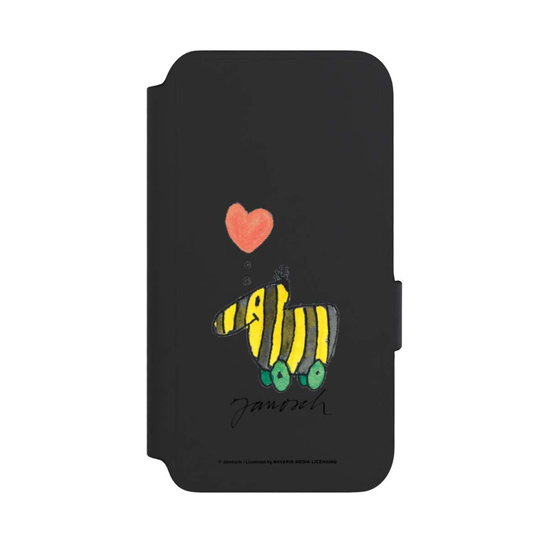 Galaxy S22 NIVOflip Tigerente Herz transparent