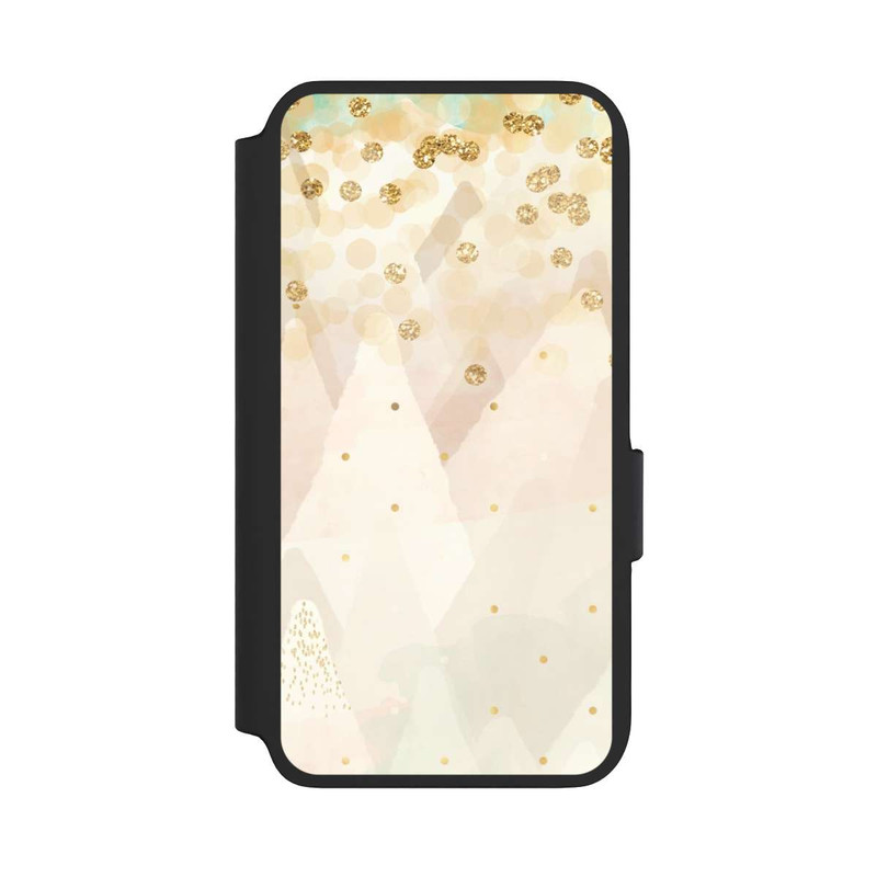 Galaxy S22 NIVOflip Goldglitzer Schneelook