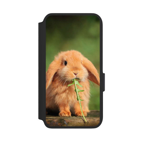 Samsung Galaxy S22 NIVOflip Kaninchen mit Grünzeug