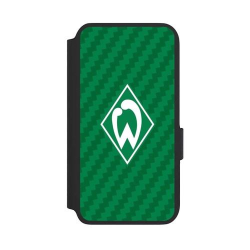 Samsung Galaxy S22 NIVOflip Carbonlook - Werder Bremen