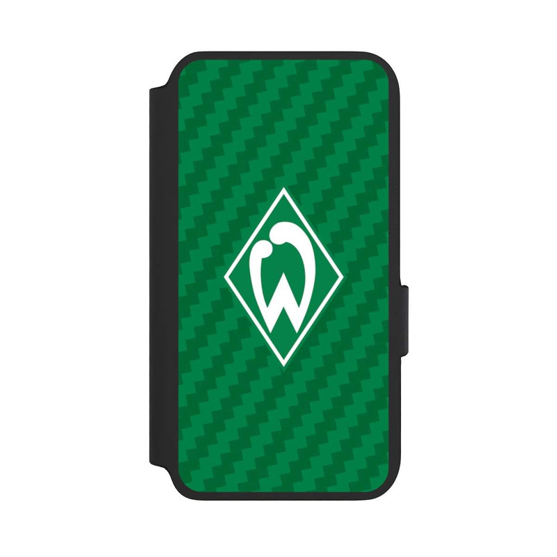 Galaxy S22 NIVOflip Carbonlook - Werder Bremen