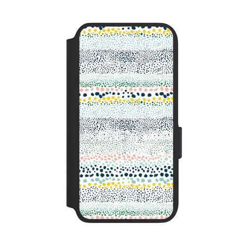 Samsung Galaxy S22 NIVOflip Kleine Punkte, strukturiertes Weiß