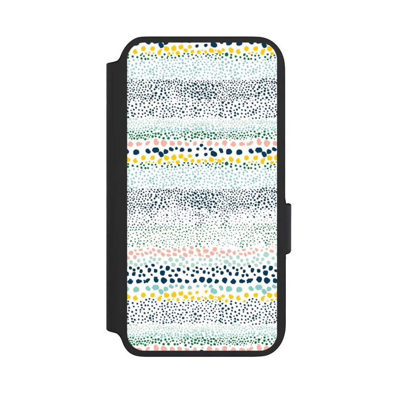 Galaxy S22 NIVOflip Kleine Punkte, strukturiertes Weiß