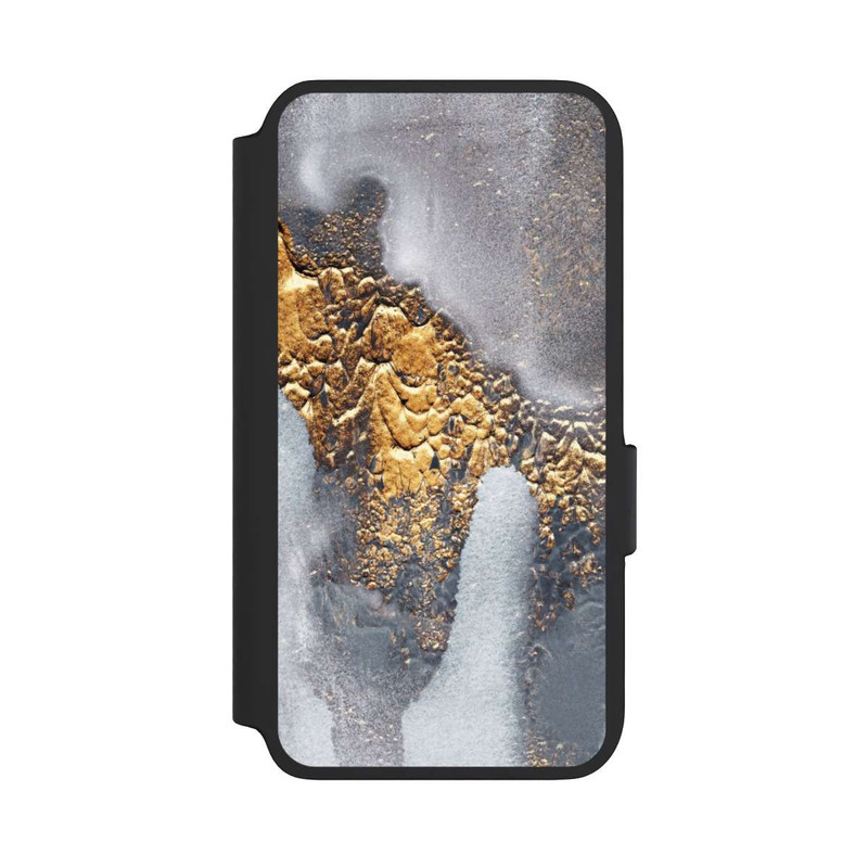 Galaxy S22 NIVOflip Concrete Gold Glitter Look