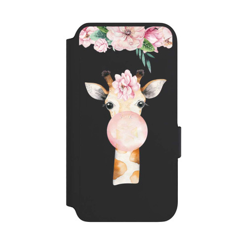 Samsung Galaxy S22 NIVOflip Niedliche Giraffe mit Kaugummi