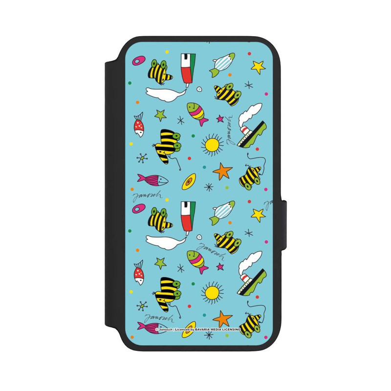 Galaxy S22 NIVOflip Tigerente Muster Helblau