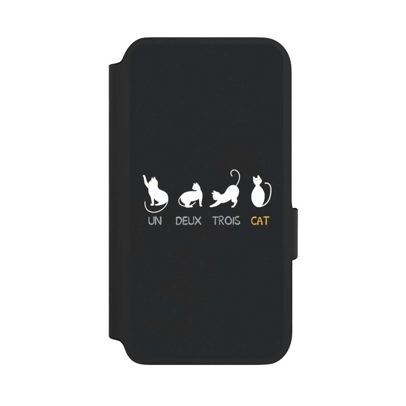 Galaxy S22 NIVOflip Un Deux Trois Cat