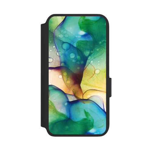 Samsung Galaxy S22 NIVOflip Flüssige Kunst grüne Wiese