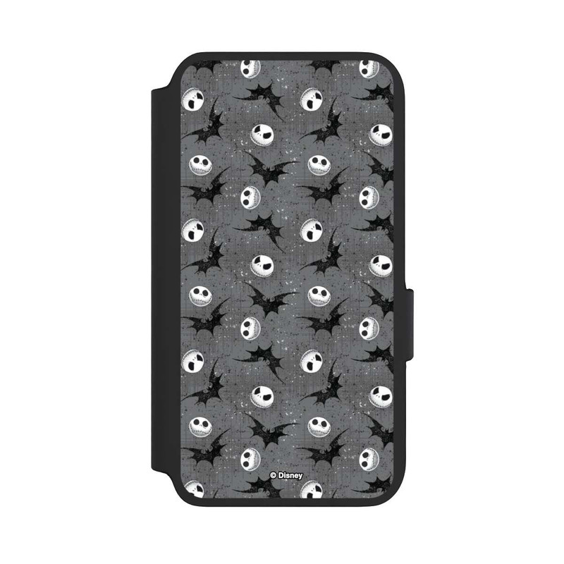 Galaxy S22 NIVOflip Jack Grey Pattern Tim Burtons Nightmare before Christmas