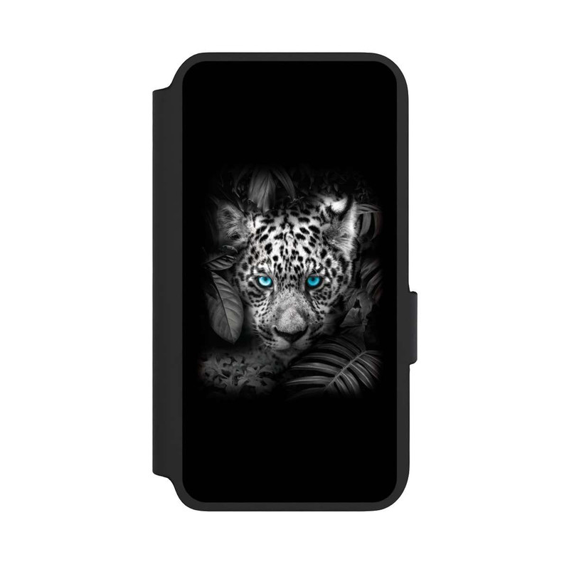 Galaxy S22 NIVOflip Jaguar Schwarz Dschungel