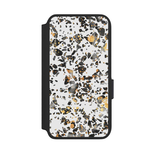 Samsung Galaxy S22 NIVOflip Gold Speckled Terrazzo