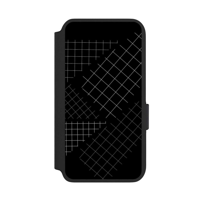 Galaxy S22 NIVOflip Black White Grid
