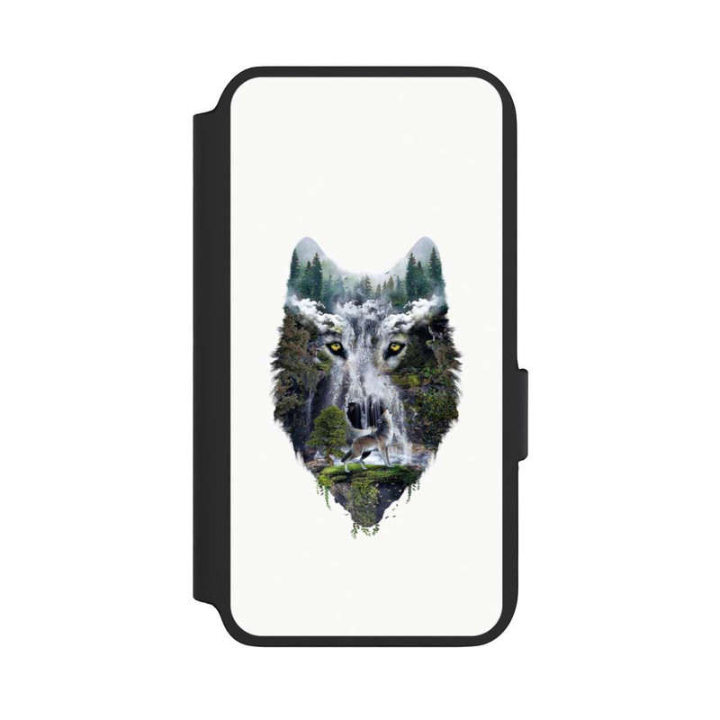 Galaxy S22 NIVOflip Wolf im Wald