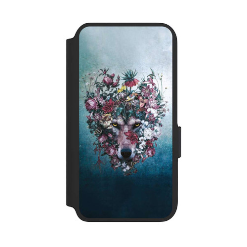 Samsung Galaxy S22 NIVOflip Blumen - Wolf