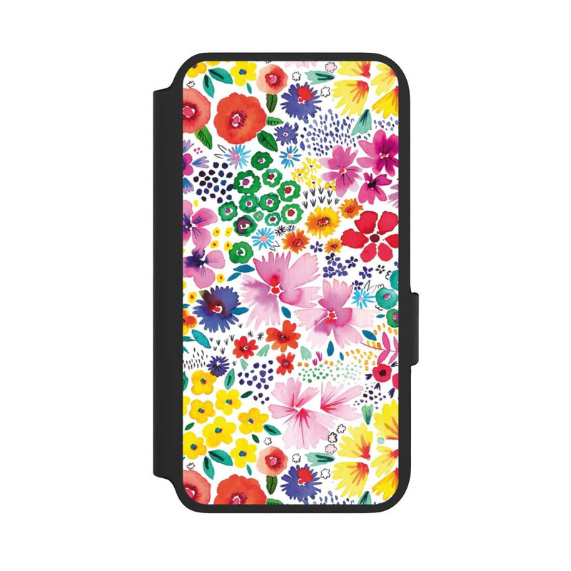 Galaxy S22 NIVOflip Kunstvolle kleine Frühlingsblumen