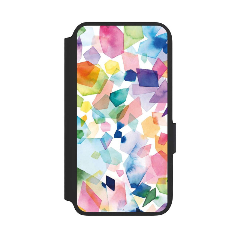 Galaxy S22 NIVOflip Bunte Aquarelledelsteine ​​und Diamanten