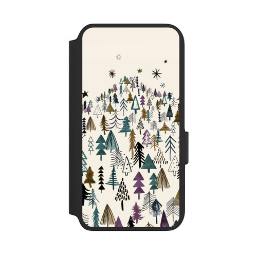 Samsung Galaxy S22 NIVOflip Bergbäume Wald Lila