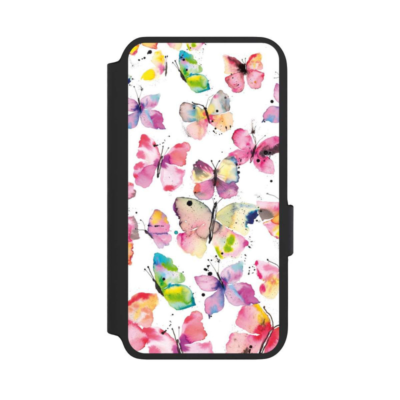 Galaxy S22 NIVOflip Aquarell Frühlingsschmetterlinge