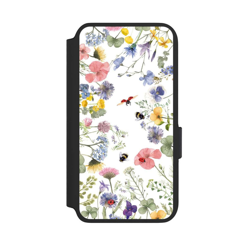 Galaxy S22 NIVOflip Fleurs Printanières et Abeilles