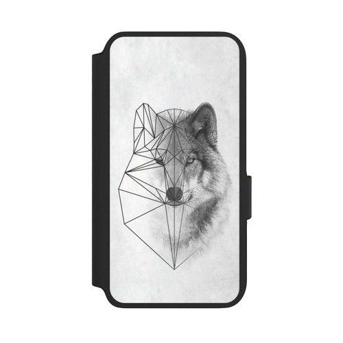 Samsung Galaxy S22 NIVOflip Polygonaler Wolf