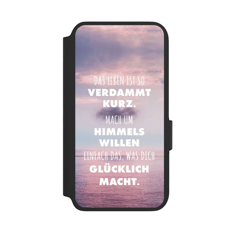 Galaxy S22 NIVOflip Das Leben Ist So Verdammt Kurz