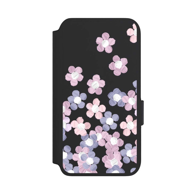 Galaxy S22 NIVOflip Simple Flowers Transparent